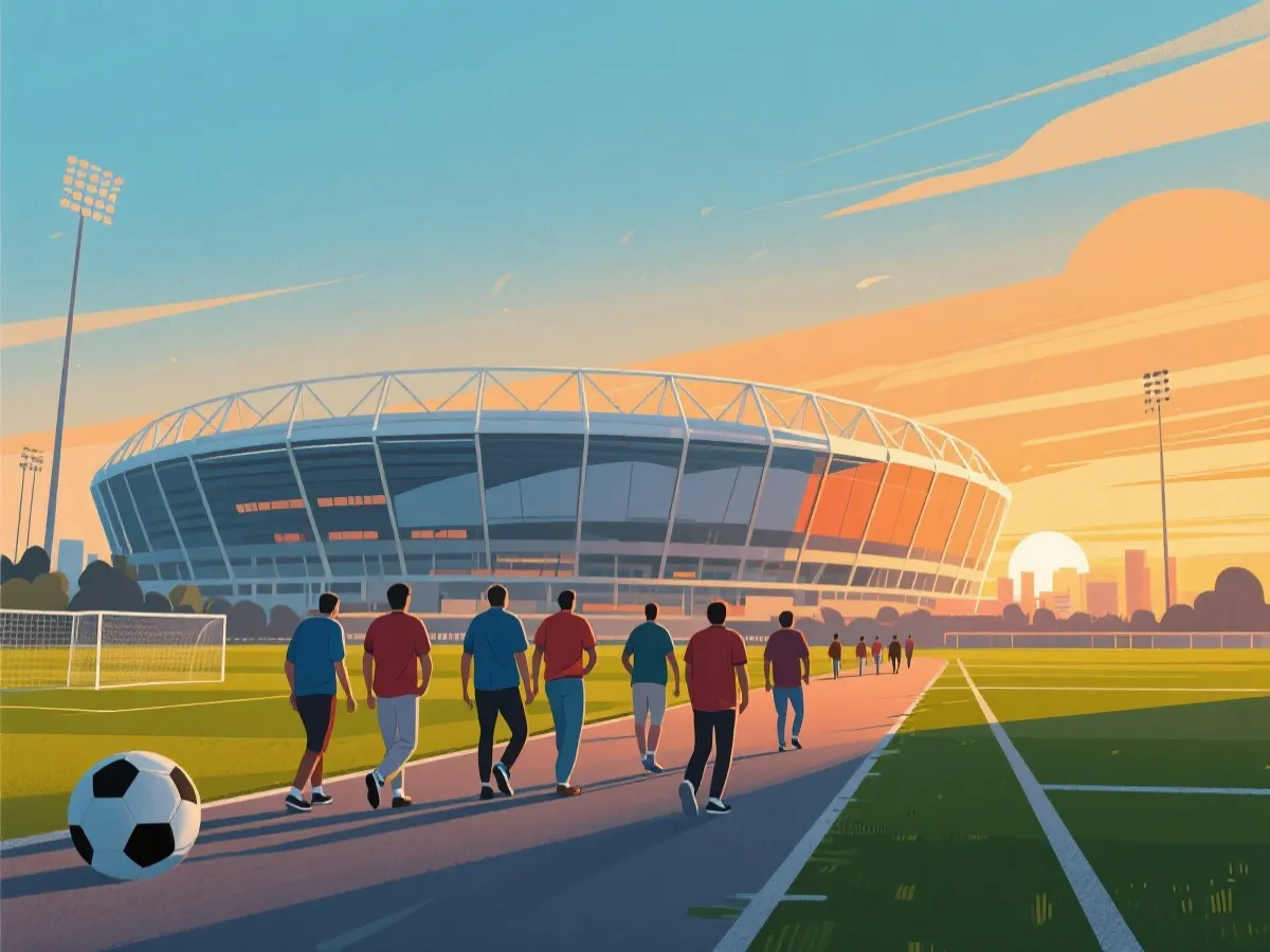 比賽日入場動線示意